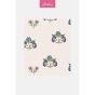 Indienne Block Print Floral Wallpaper 118574 by Joules in Dawn Grey