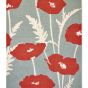 Poppy Pop 124800 Wool Rugs by Scion in Sage Poppy