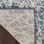 Nourison Exhale Abstract Runner Rugs EXL02 in Navy Ivory