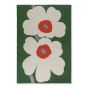 Unikko 60th Anniversary Indoor Outdoor Rugs 433007 by Marimekko in Green