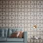 Thrones Mocha Wallpaper 105275 by Graham & Brown in Gold Brown