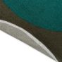 Habitat Festival Round Indoor Outdoor Rug 496308 by Brink & Campman in Aqua Blue