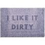 Sana I Like It Dirty Washable Floor Mats in Blue