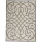 Cozumel CZM04 Indoor Outdoor Modern Rugs in Cream Grey