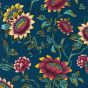 Tonquin Floral Wallpaper W0134 03 by Wedgwood in Midnight Blue