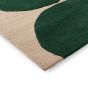 Isot Kivet Wool Geometric Rugs 132507 by Marimekko in Green