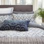 Kateri Shipibo Geometric Bamboo Cotton Bedding in Midnight Blue