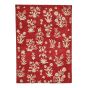 Woodland Glade Wool Rug 146800 by Sanderson in Damson Red