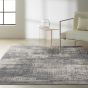 Rush Abstract Rugs CK953 by Designer Calvin Klein in Grey Beige