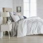 Chenille Lattice Bedding and Pillowcase By Peri Home in White