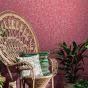 Gypsophila Wallpaper 120398 by Clarissa Hulse in Raspberry Silver