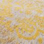 Louis De Poortere Traditional Fading World Medallion Designer Rugs 9062 Grey Yellow