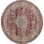 Vintage Kashan Circluar Rugs VKA01 by Nourison in Red