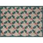 Christmas Holly Leaf & Berries Doormat in Red & Green