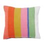 Indienne Floral Stripe Cushion by Joules in Multi