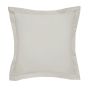 Plain Square Oxford Pillowcase By Bedeck of Belfast in Linen Cream