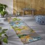 Spring Lotus Indoor Outdoor 438504 Runner Rugs by Wedgwood in Grey