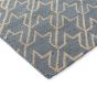 Houndstooth Indoor Outdoor Rug 455708 by Ted Baker in Washed Blue