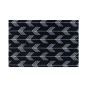 Trendy Brush Arrows Geometric Doormat in Black White