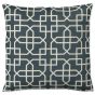 Hampton Trellis Indoor Outdoor Cushion 646308 by Sanderson in Indigo