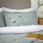 Fetch Dog Bedding and Pillowcase By Sophie Allport in Sage Green