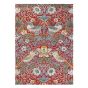 Strawberry Thief Rugs 027700 Crimson by William Morris