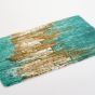 Li 800 Abstract Bath Mat in Green by Designer Abyss & Habidecor