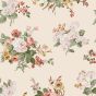 Rosemore Floral Wallpaper 114897 by Laura Ashley in Pale Sable Neutral