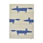 Scion Mr Fox Wool Rugs 25328 in Pebble Denim Blue