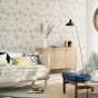 Stipa Leaf Wallpaper 112019 by Scion in Denim Blue