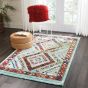 Navajo Rugs NAV02 in Aqua by Nourison