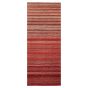 Fine Stripes Wool Hallway Runner in Red