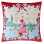 A Christmas Sky Cotton Cushion by Cath Kidson in Multi