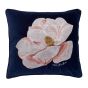 Opal Floral Cotton Velvet Cushion by Ted Baker in Navy Blue