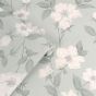 Fleurir Floral Wallpaper 114917 by Laura Ashley in Smoke Green