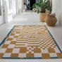 Louis De Poortere Designer Chess Rugs in 9338 Honey Yellow