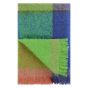 Varanasi Fuchsia Mohair Throw in Green By Designers Guild