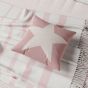 Long Island Star Cushion by Helena Springfield in Pink