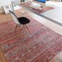 Louis De Poortere Designer Kilim Rugs in 9115 Fez Red