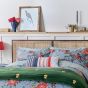 Chinoise Floral Stripe Cushion by Joules in Multi