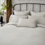 Pure Linen Cotton Plain Dye Bedding by Morris & Co in Silver Grey