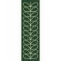 Linear Stem outdoor Runner Rugs 460507 in Jade Green by Orla Kiely