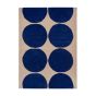 Isot Kivet Wool Geometric Rugs 132508 by Marimekko in Blue