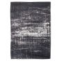 Louis De Poortere Rug Mad Men Griff 8655 in White on Black