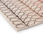 Linear Stem Ombre Runner Rugs 061103 in Tomato By Orla Kiely