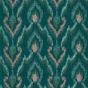 Velluto Wallpaper W0170/03 by Clarke & Clarke in Teal Blue