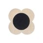 Flower Spot Wool Rugs 158409 by Orla Kiely in Ecru Black