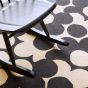 Puzzle Flower Wool Rugs 060905 in Slate By Designer Orla Kiely