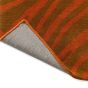 Decor Groove Rugs 097703 by Brink and Campman in Burnt Orange