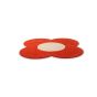 Flower Wool Circle Rugs 061303 in Tomato By Designer Orla Kiely